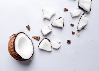 white and brown wooden round ornament