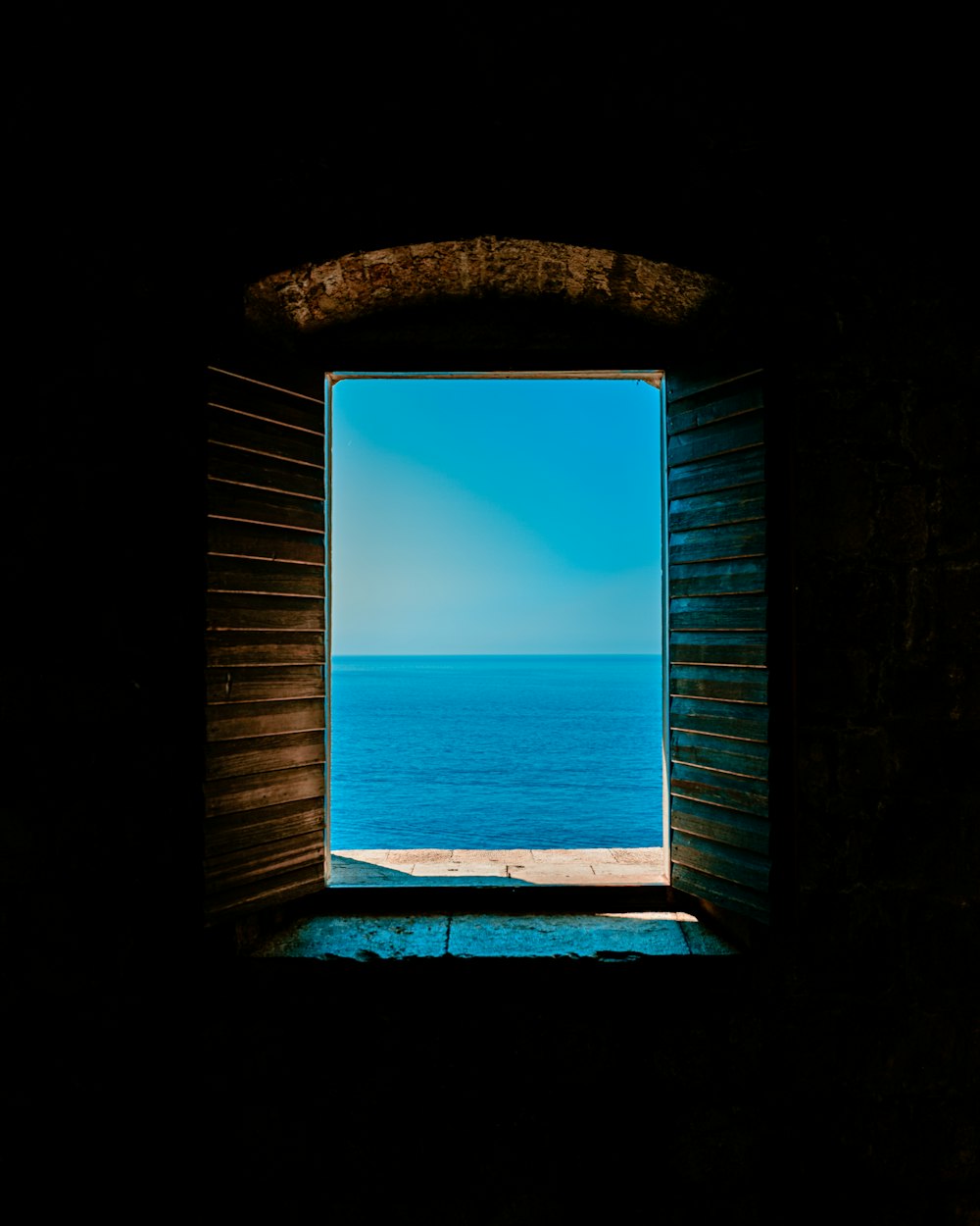 blue and white body of water