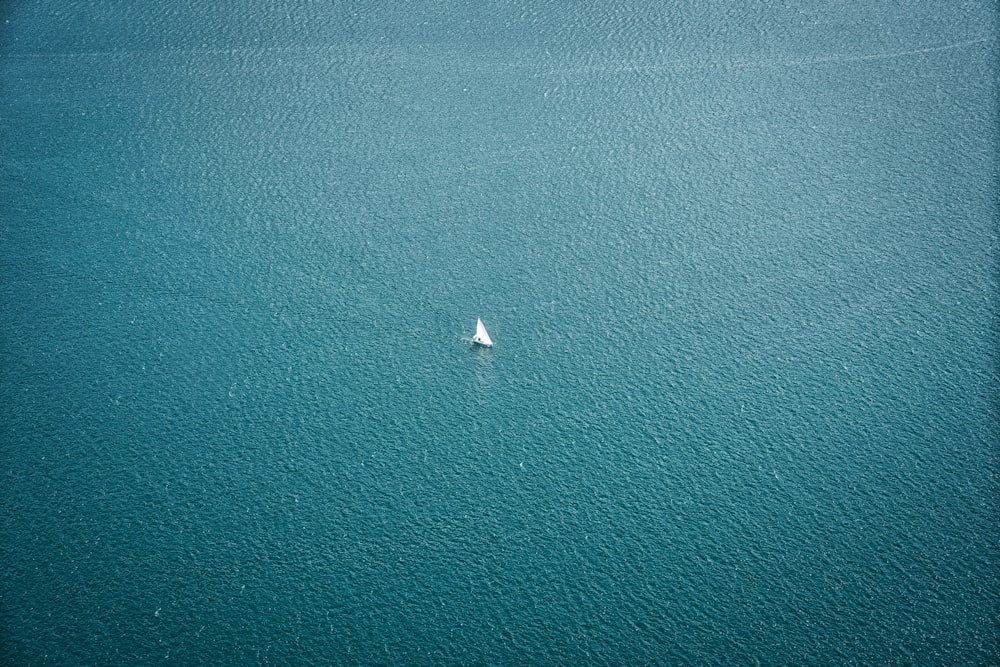 white boat on blue sea during daytime