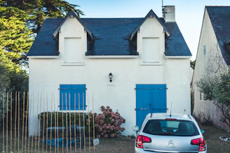 Maison bretonne en bord de mer.