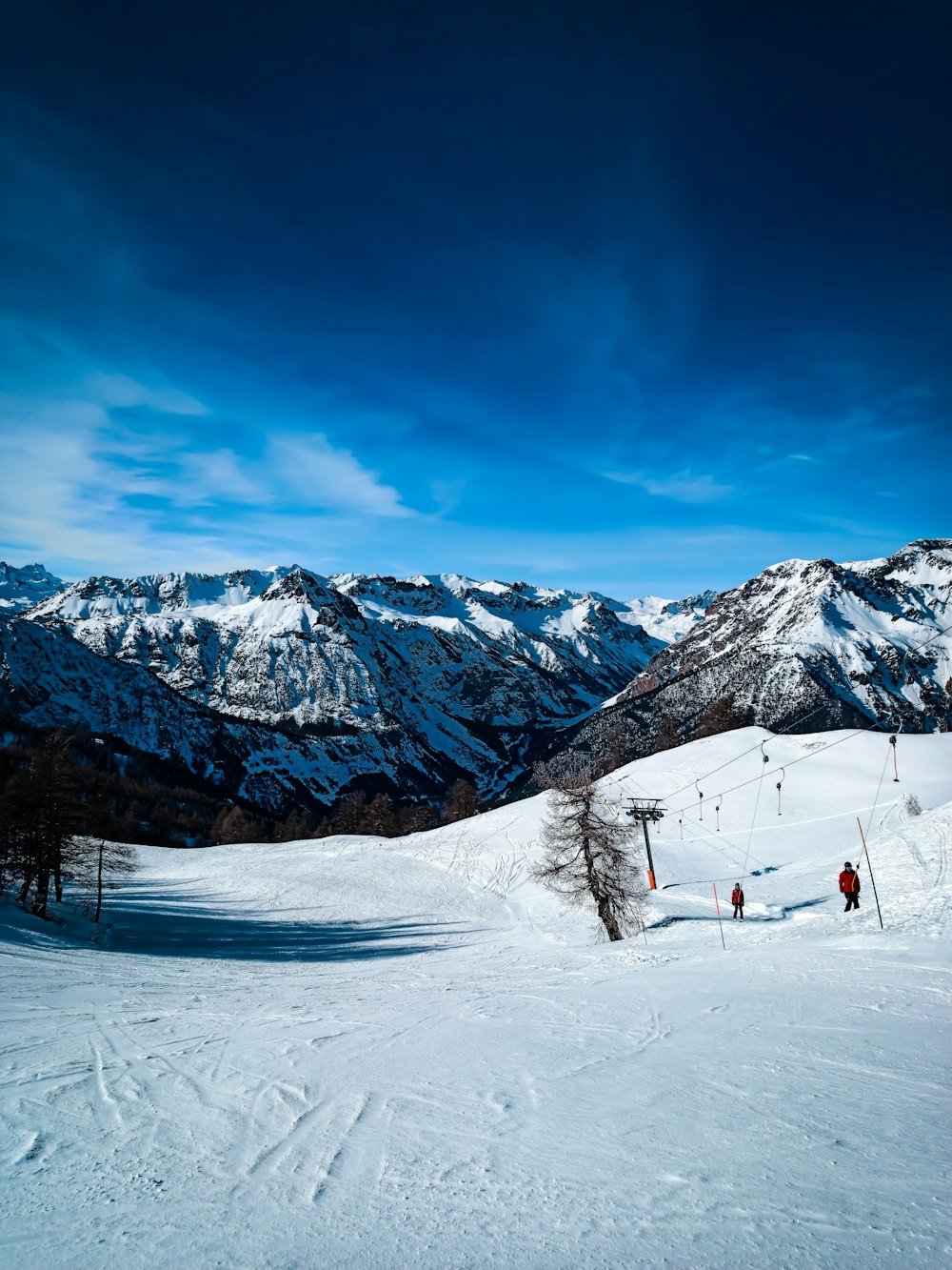 snow covered mountain under blue sky during daytime