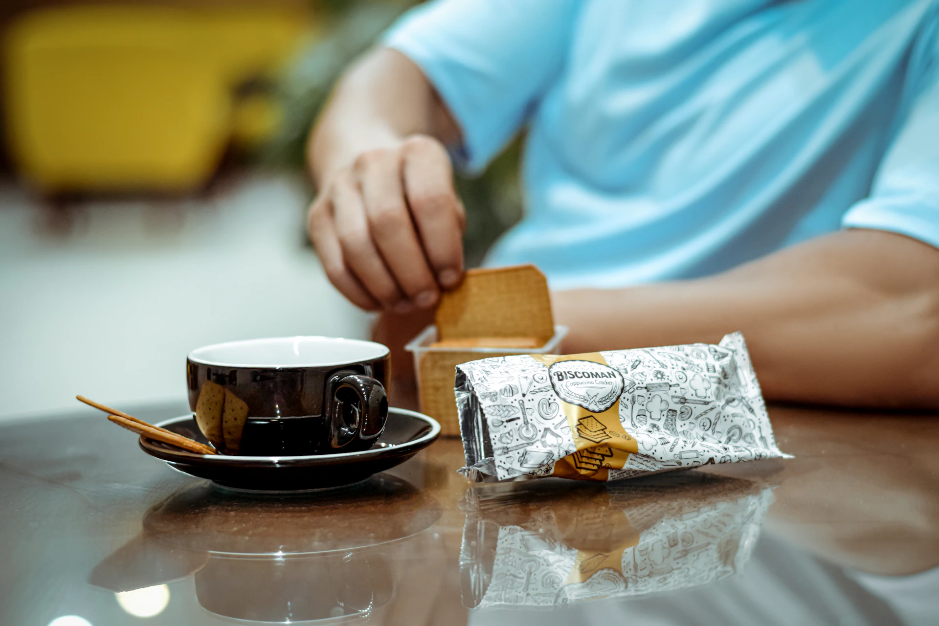 woman wearing yellow long-sleeved dress under white clouds and blue sky during daytime