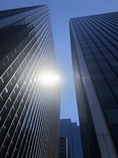 low angle photography of high rise building