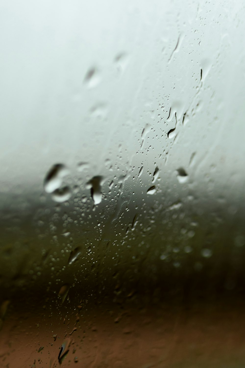 water droplets on clear glass