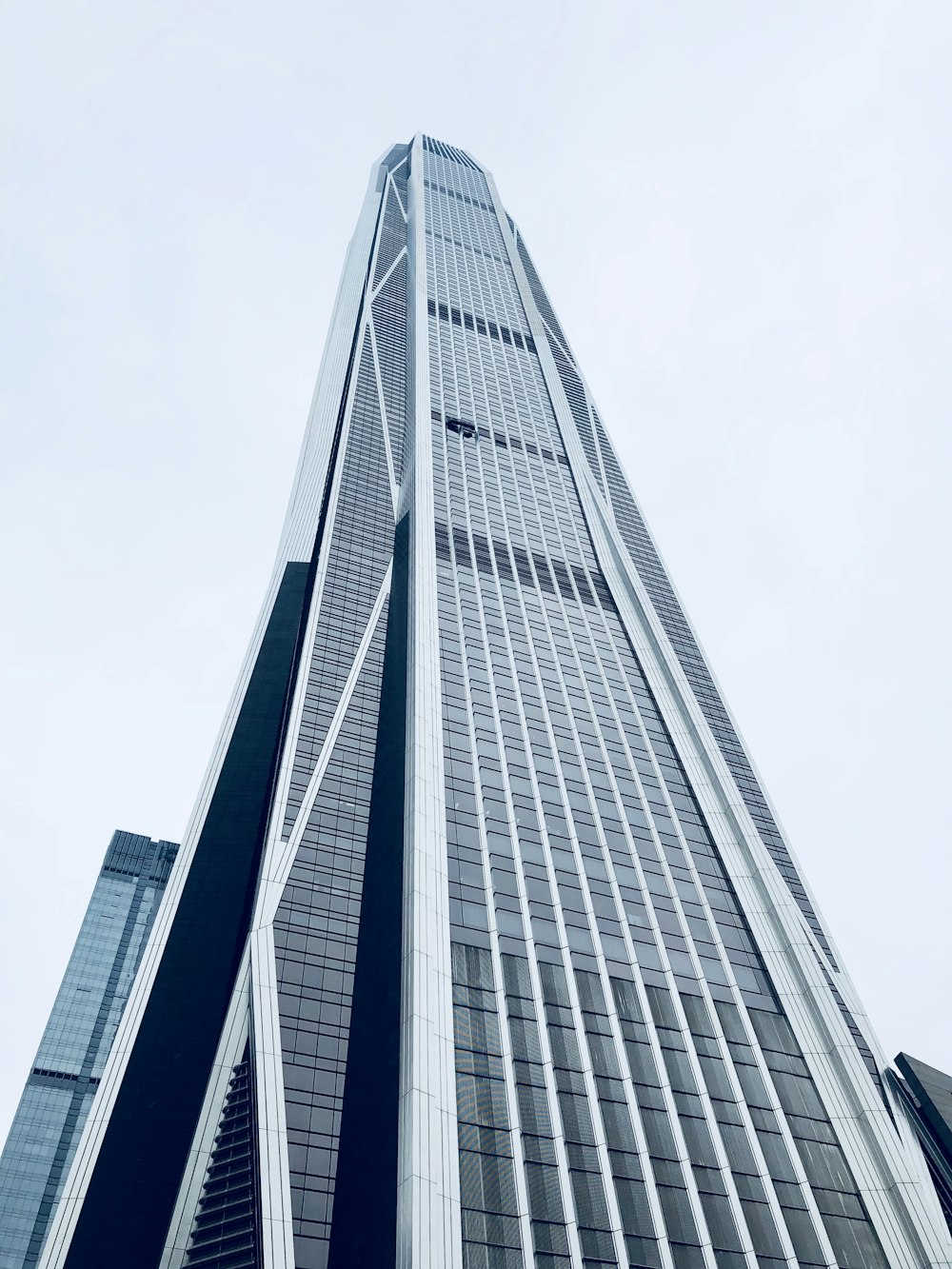 low angle photography of high rise building