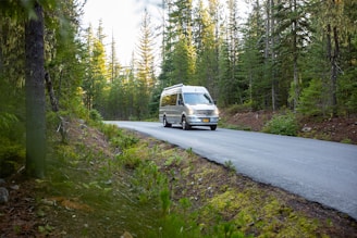 white van on road during daytime