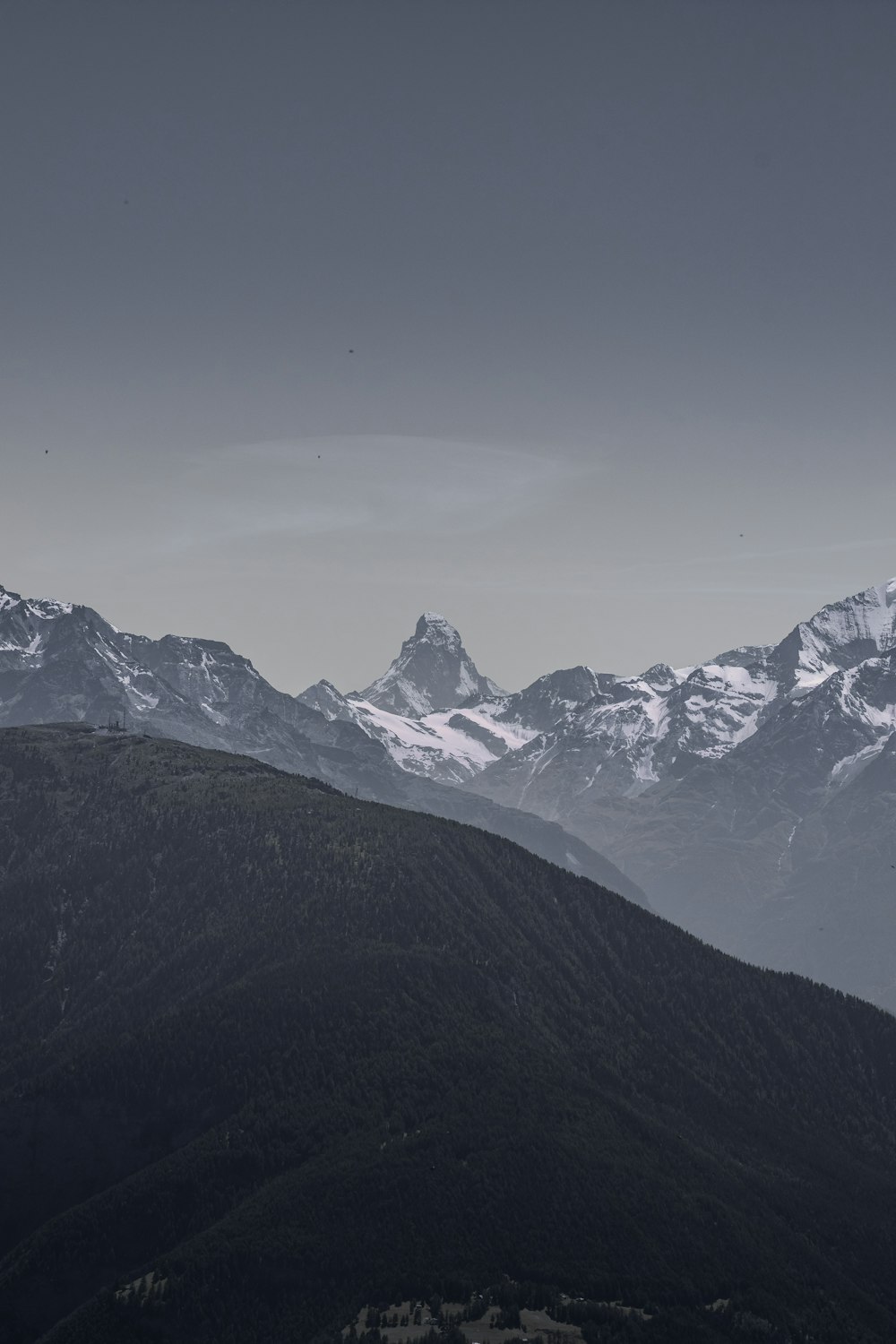 snow covered mountains during daytime