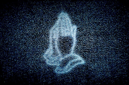 blue and white light illustration