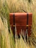 brown wooden chest on green grass field