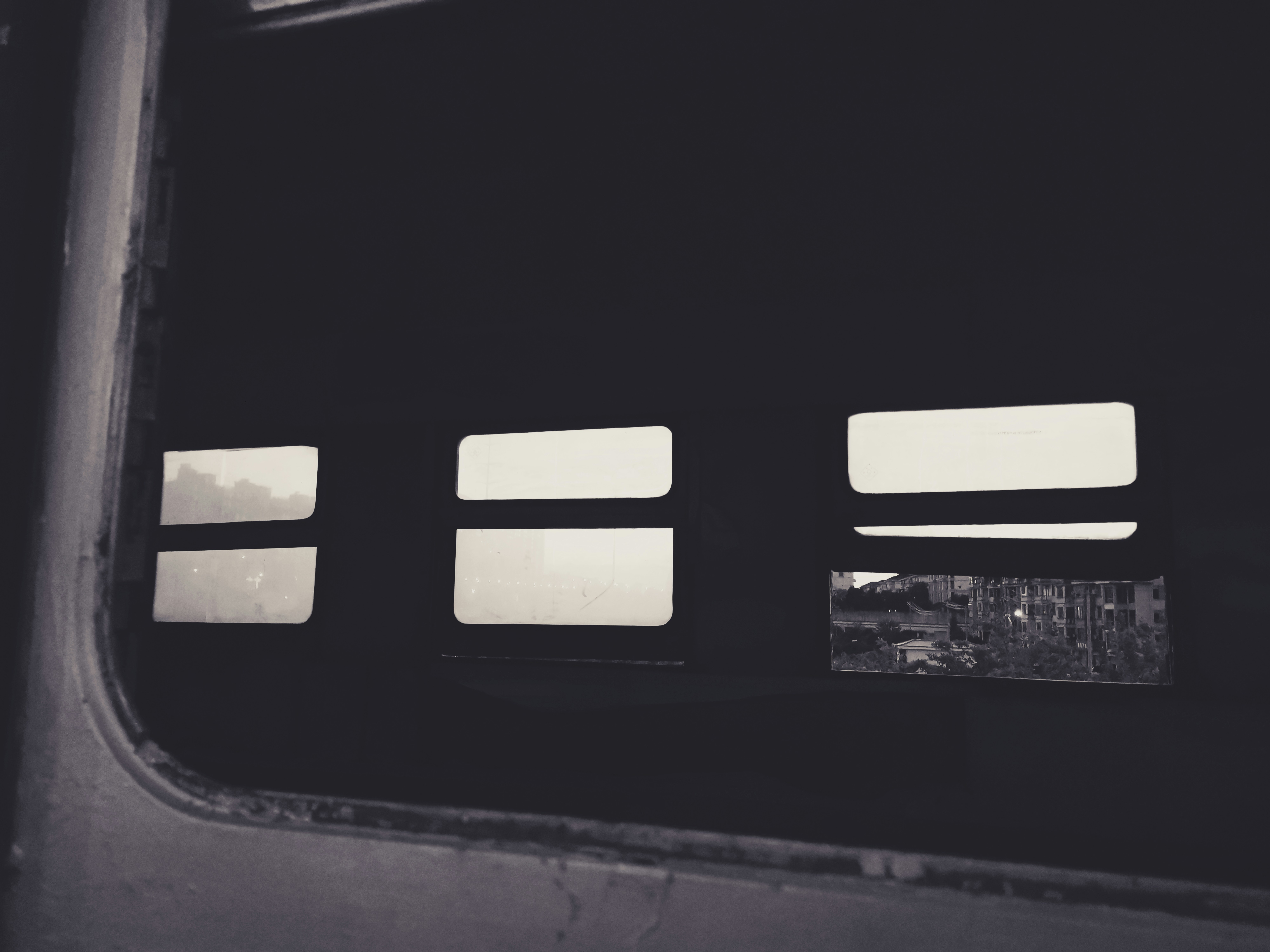 white and black striped sticker