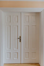 white wooden 6 panel door