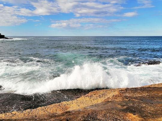 ocean waves crashing on shore during daytime in South Coogee NSW Australia