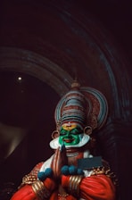 person in white and red costume