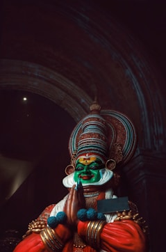 person in white and red costume