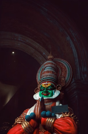 person in white and red costume