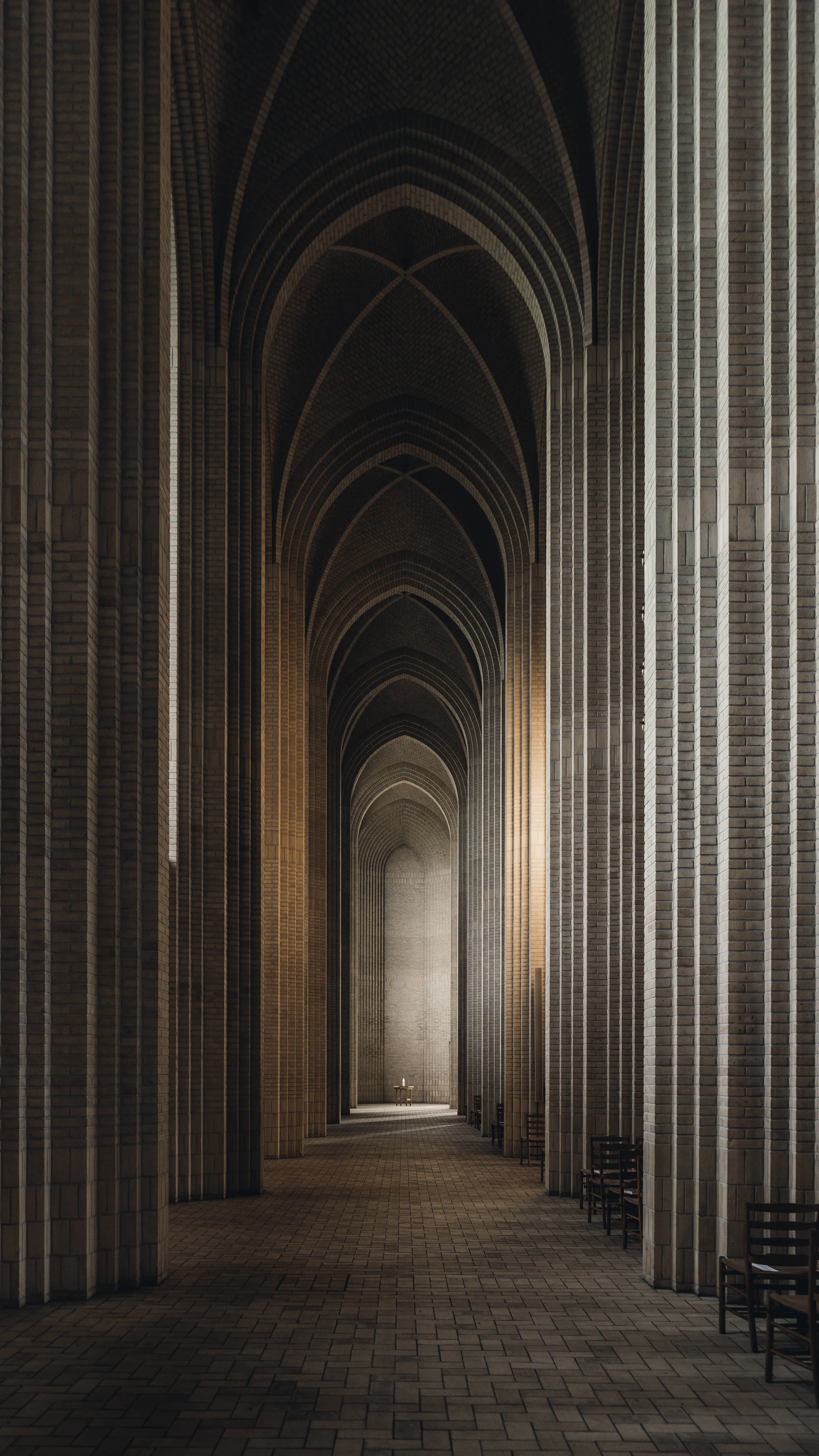A calm, textured interior