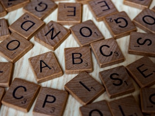 brown wooden blocks with number