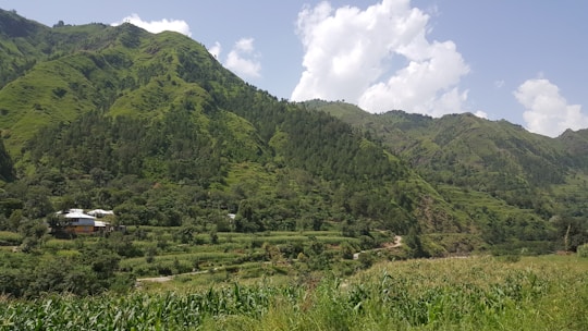 A scenic view of Colombian countryside promoting sustainable tourism.