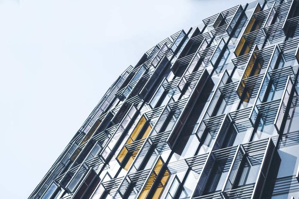 white and yellow concrete building