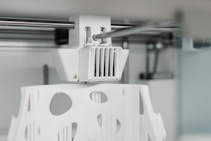 white and black electronic device