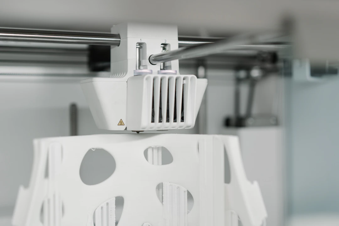 3D printing machine detail