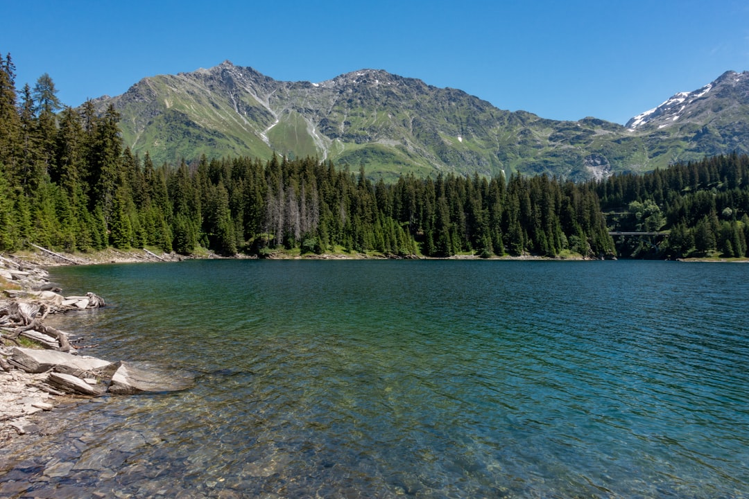 Glacial lake photo spot San Bernardino Trübsee