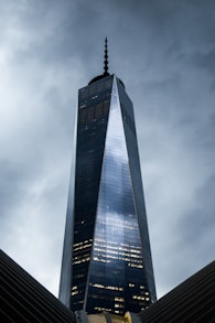 low angle photography of high rise building