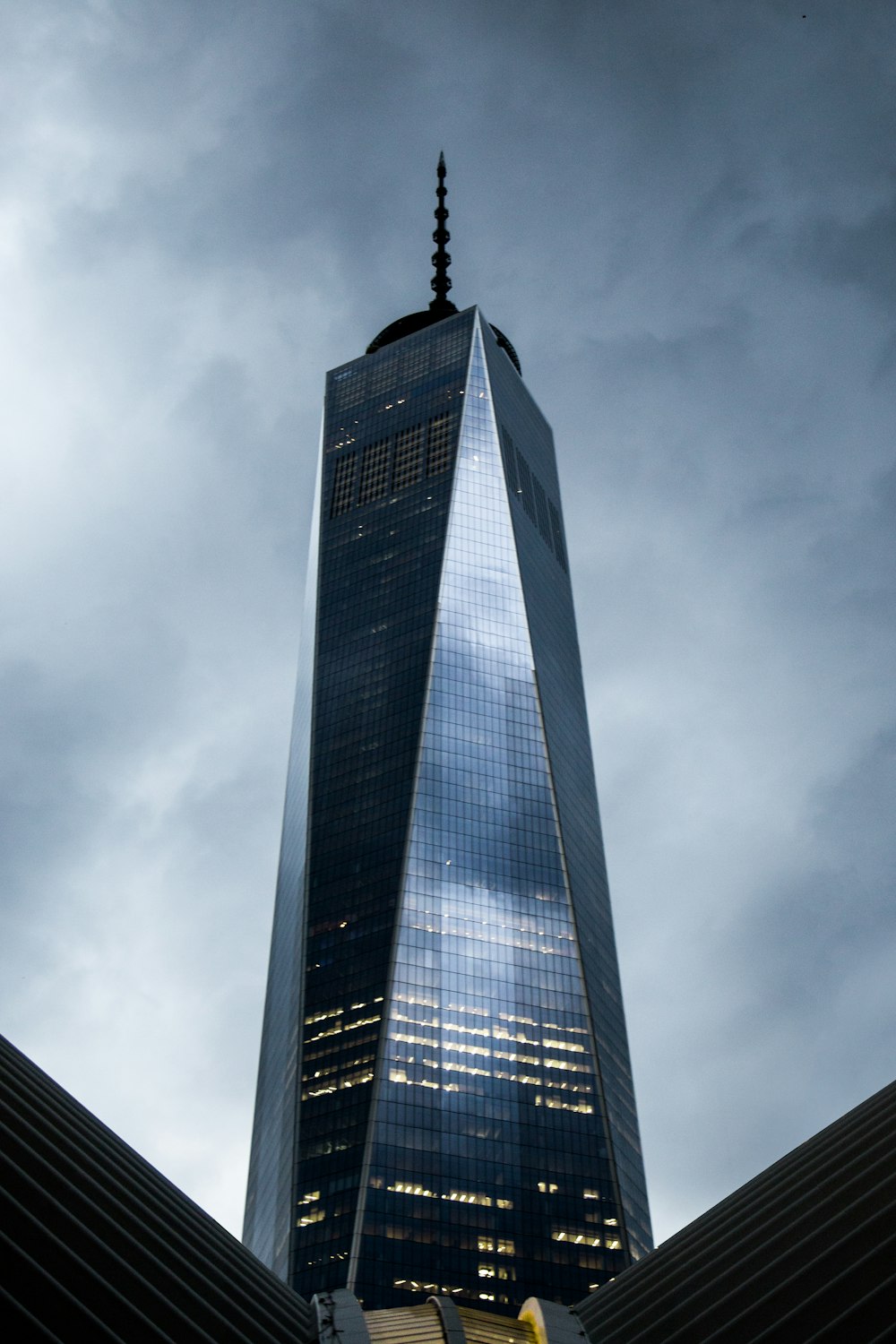 low angle photography of high rise building