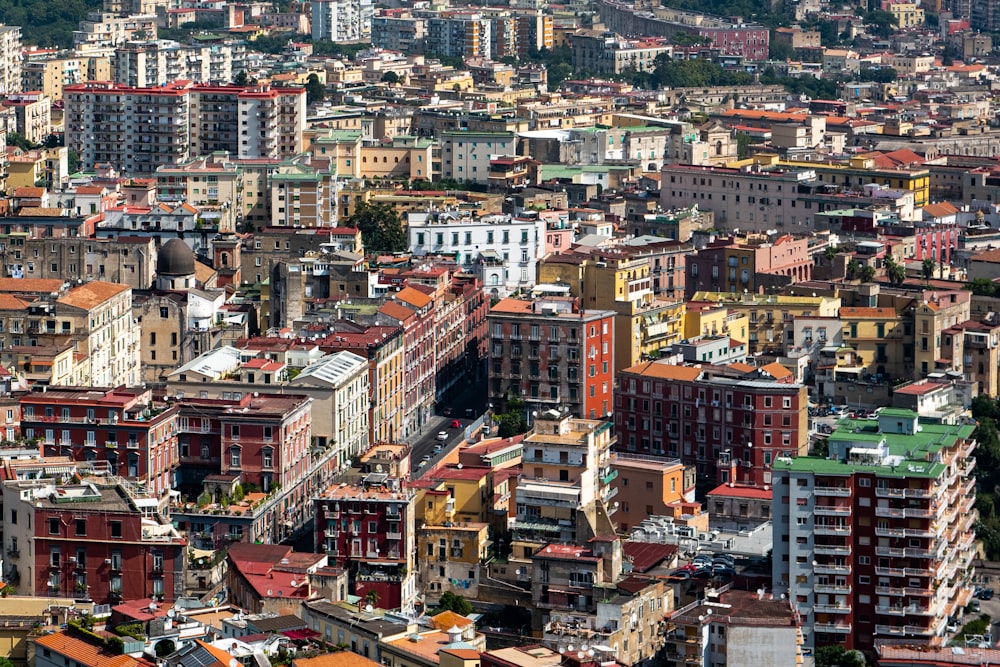 aerial view of city buildings during daytime