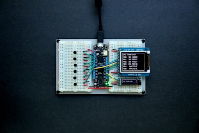 white and black audio mixer