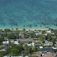 aerial view of beach during daytime