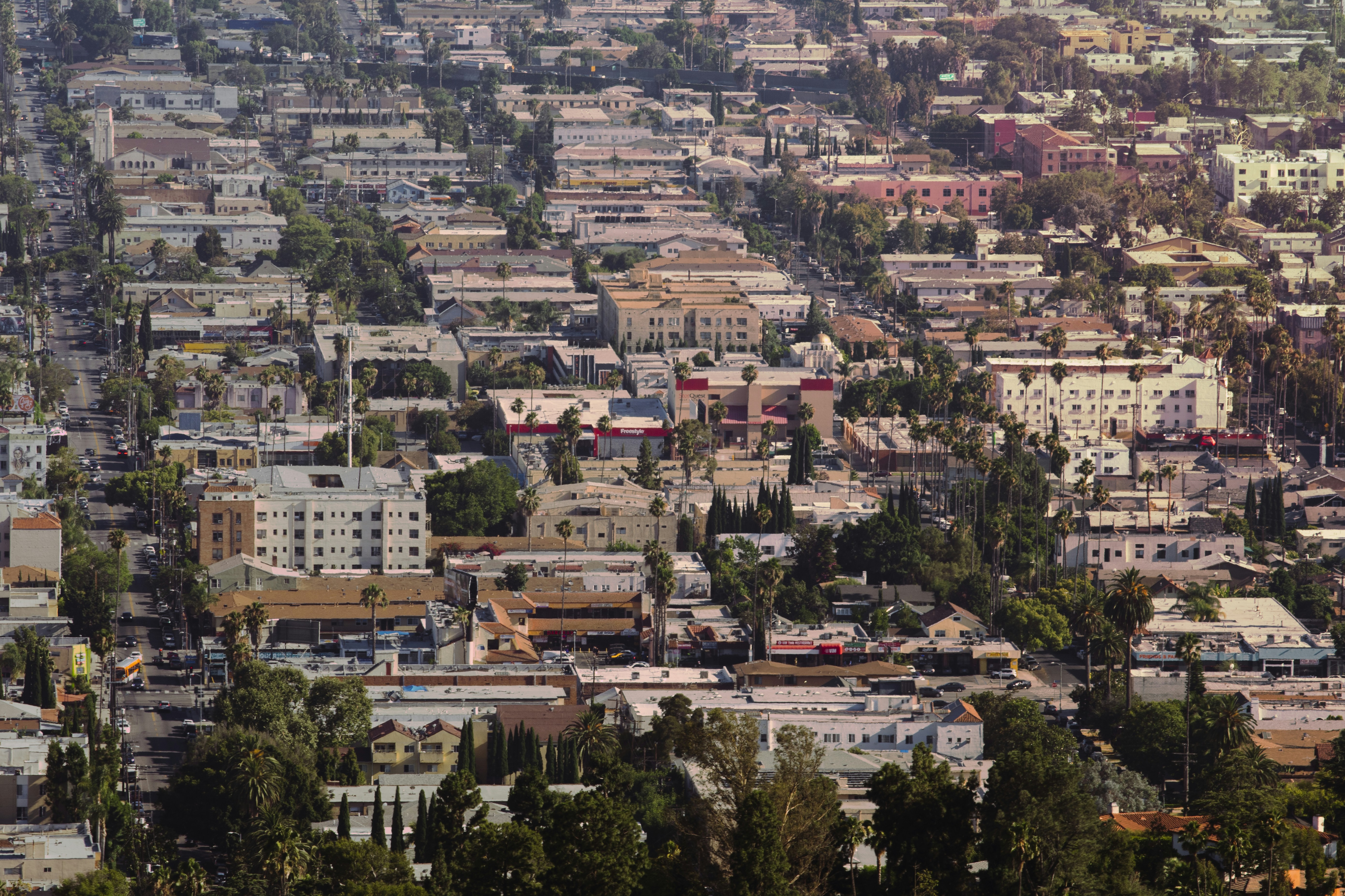 aerial view of city buildings during daytime