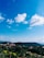 A scenic view of Tirupati's lush hills with a traveler enjoying the landscape.