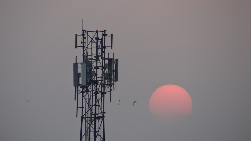 black metal tower during daytime