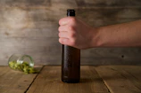 Side angle shot showing the sturdy handle and eco-friendly materials of the beer sampler box.