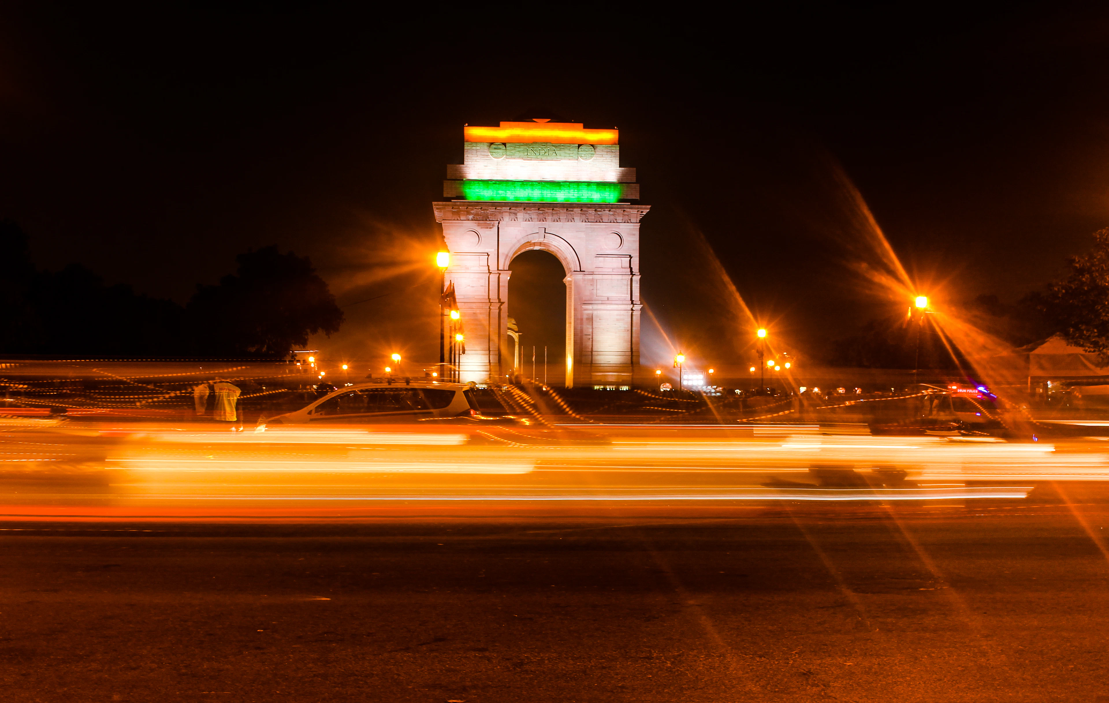 New Delhi at dusk