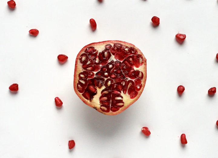 Pomegranate fruit — visual inspiration for Dark Pomegranate