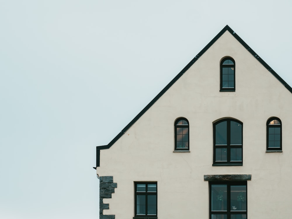 white and green concrete building