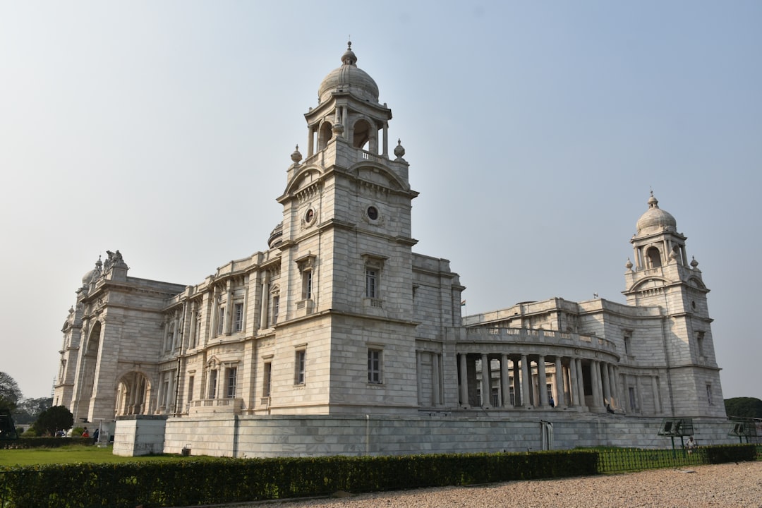 white concrete building under blue sky during daytime, Inside of Victoria Memorial</p></figure><p>(This picture is taken by Amitav Hira)