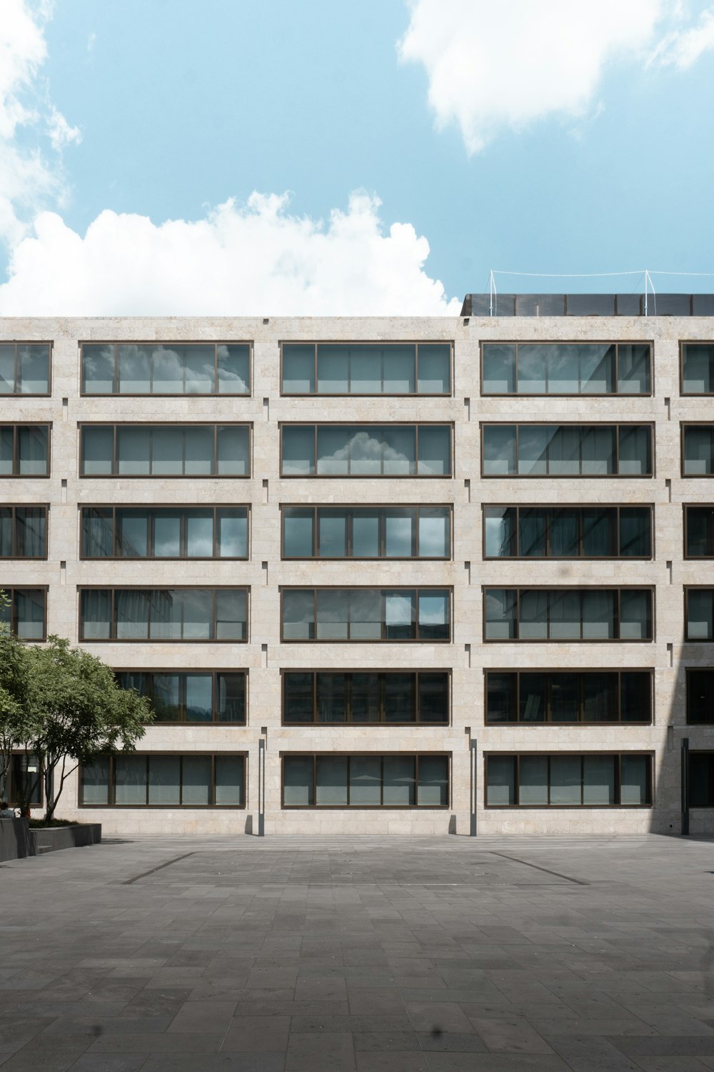 brown and white concrete building