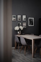white flower in vase on table