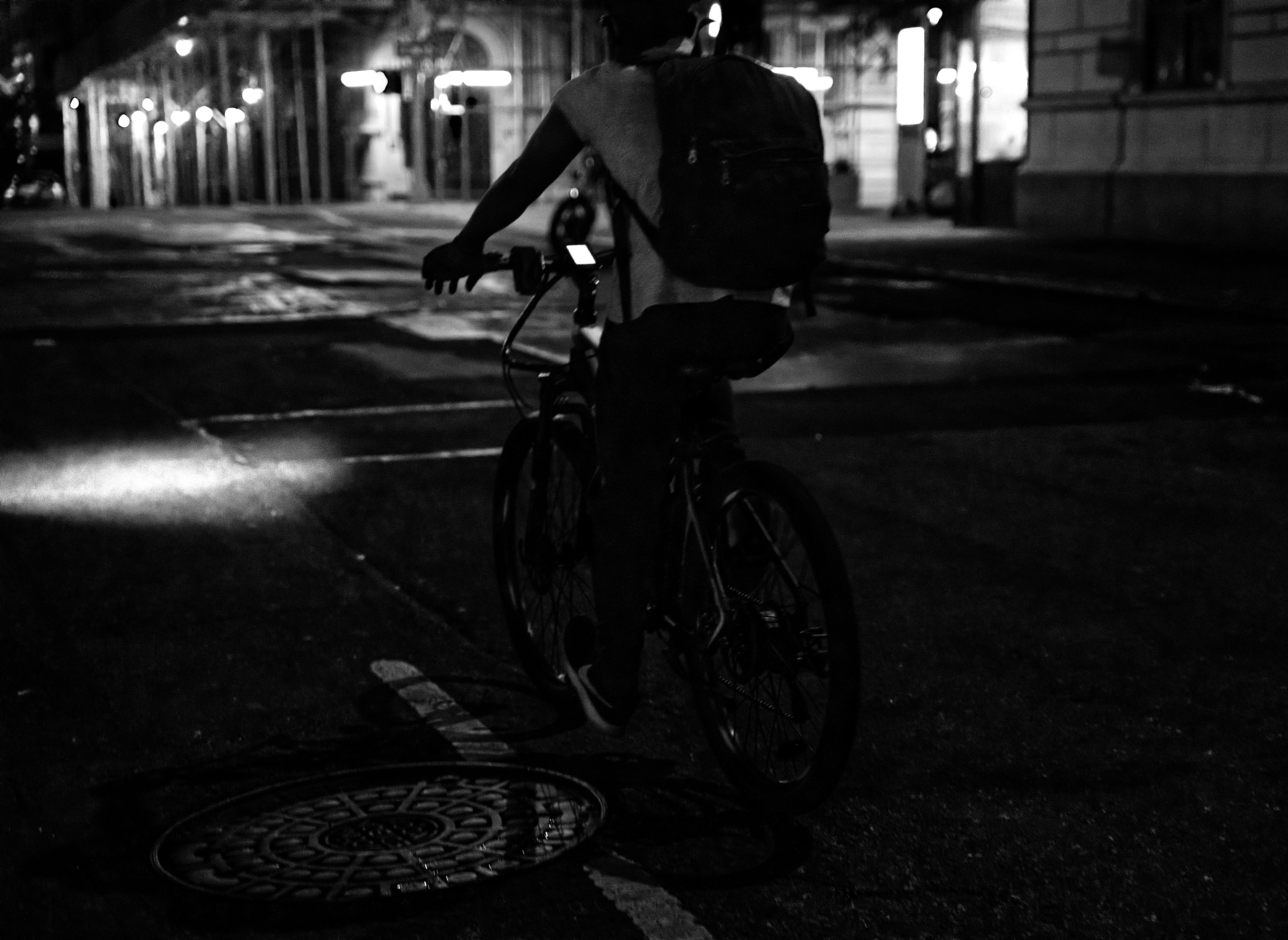 Stylish LED Bike Backpack