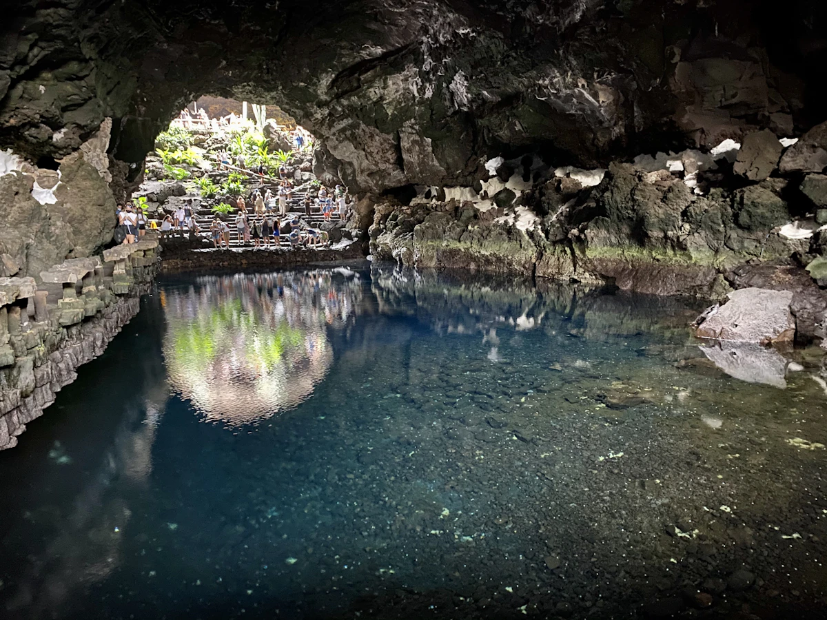 Jameos del Agua volcanic cave and pool, Lanzarote