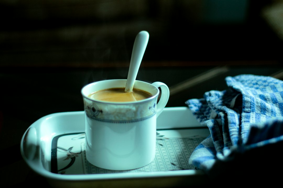 ceramic mug closeup