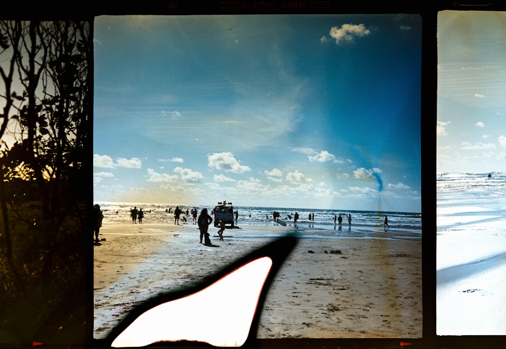 people walking on beach during daytime