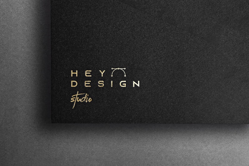 Gold foil stamping detail on premium label