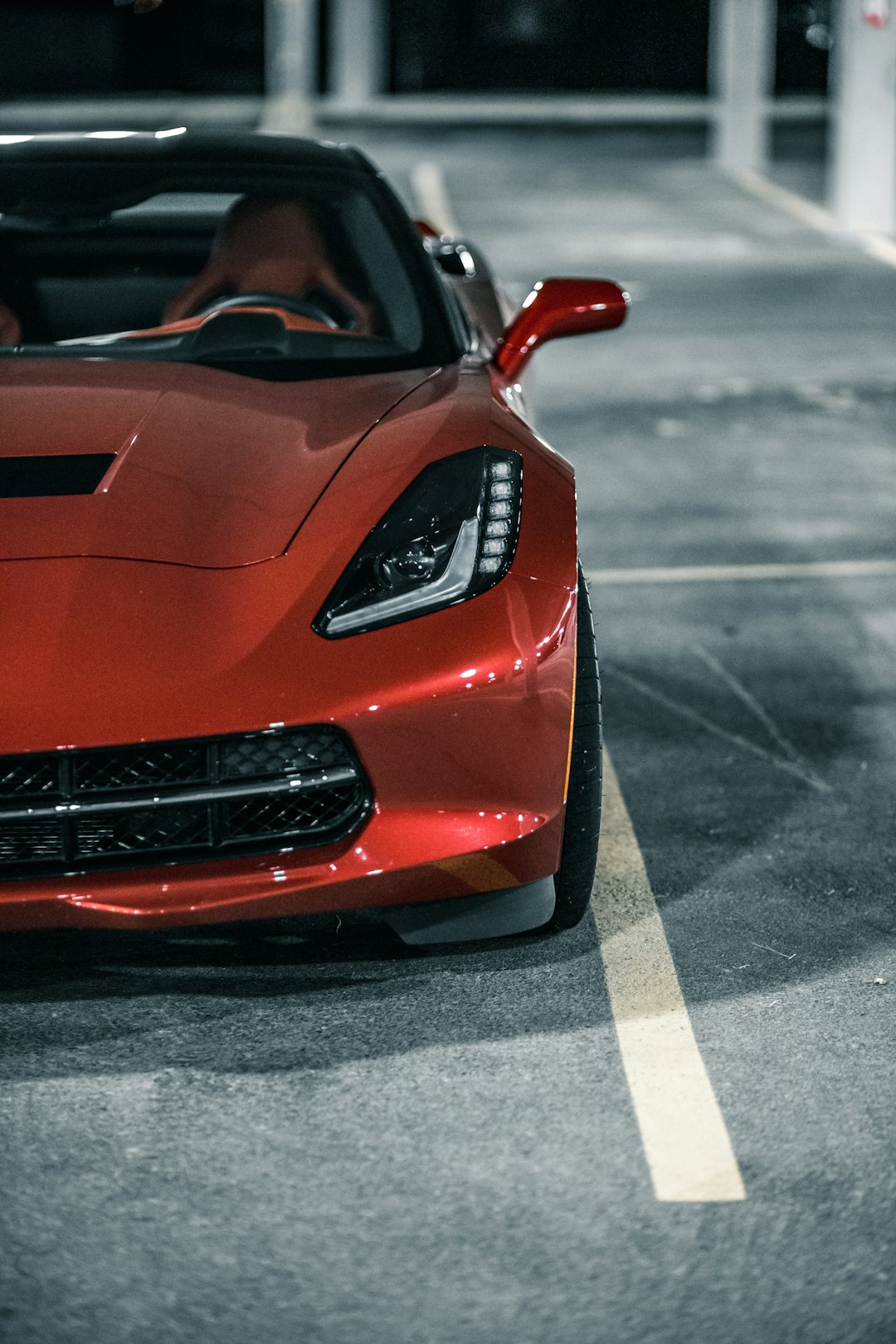 red ferrari 458 italia on road