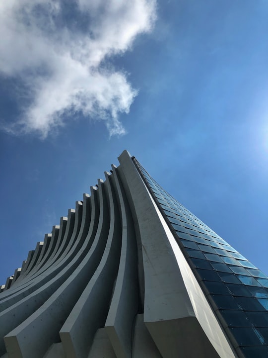 gray concrete building under blue sky during daytime in Harissa Lebanon