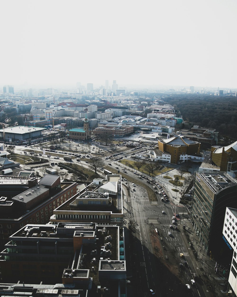 aerial view of city buildings during daytime