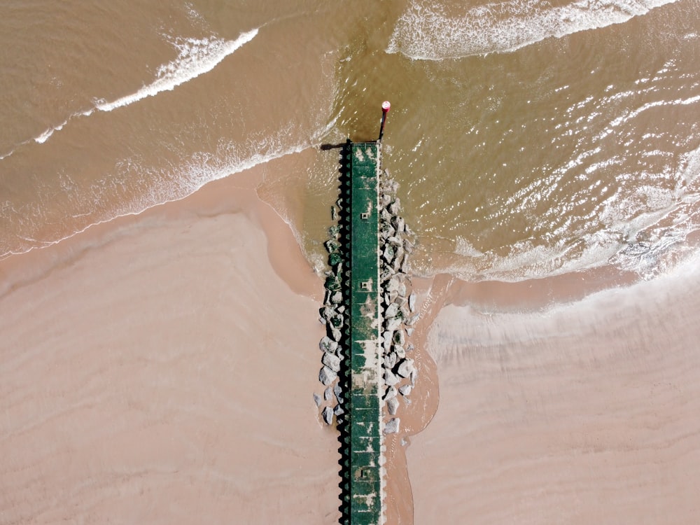 aerial view of body of water during daytime